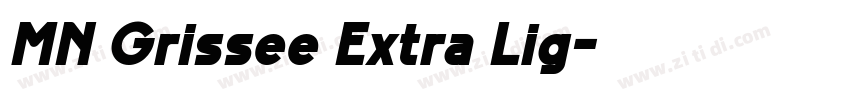MN Grissee Extra Lig字体转换